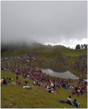 Chotta Manimahesh Yatra begins in Doda