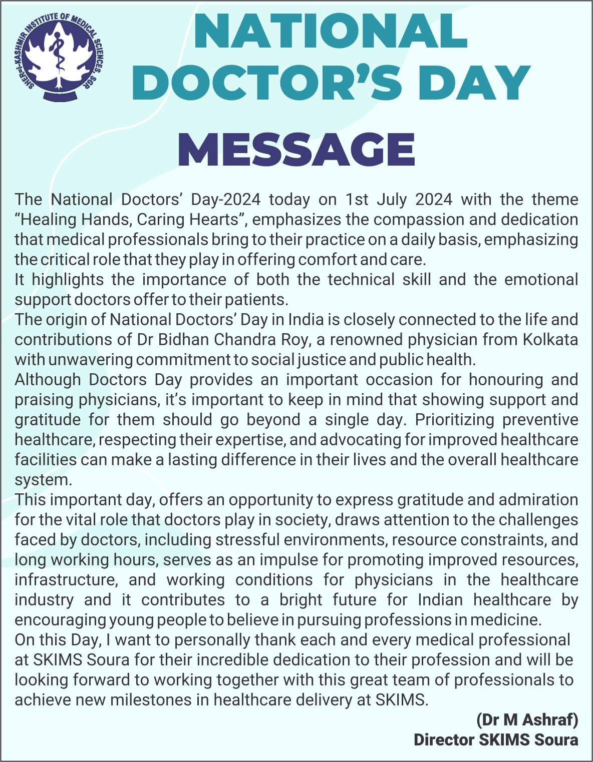 National Doctors Day